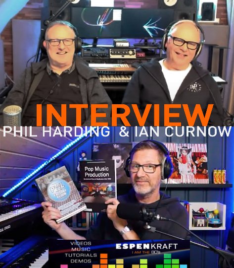 25 Jan 2023 | Phil Harding & Ian Curnow interview with Espen Kraft, 80s Music YouTuber 